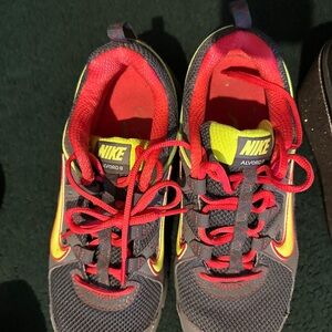 Ladies Alvord 9 red/ pink color  and Neon Yellow Sneakers